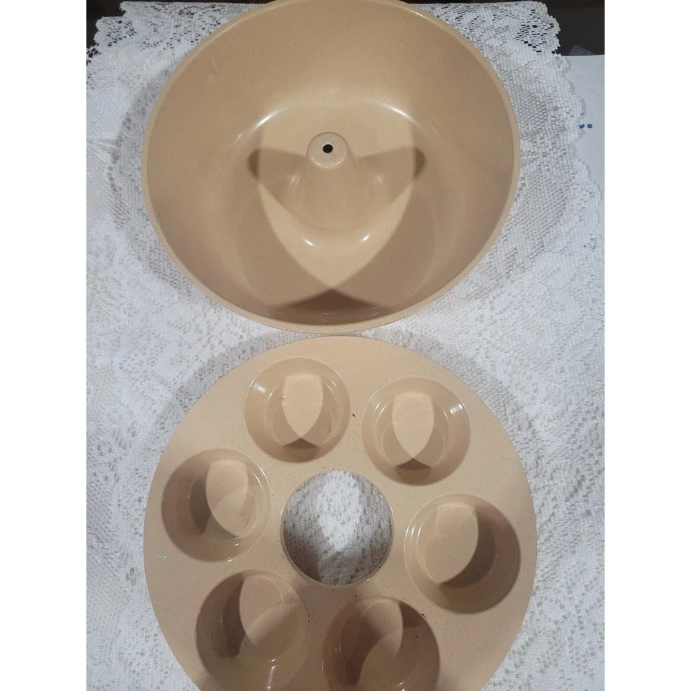 Vintage Regal Ware Oven Microwave Convection  Stacking Muffin & Bundt Cake Pan